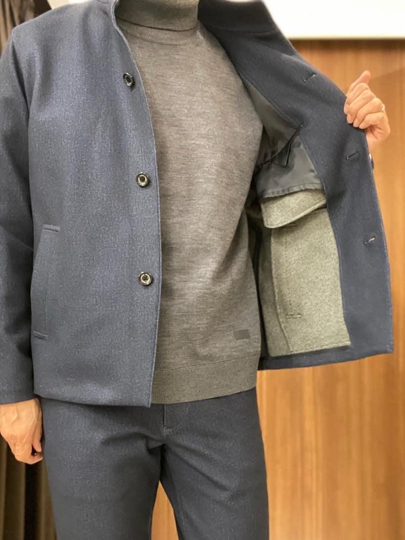 かたやまさんの「TAKEO KIKUCHI｜【DOWN FABRIC】ダウンファブリック スタンドカラーブルゾン」を使ったコーディネート