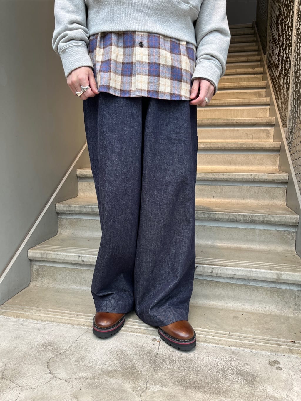 Shintaroさんの「TAKEO KIKUCHI｜40ct&525 厚底プレーントゥシューズ」を使ったコーディネート
