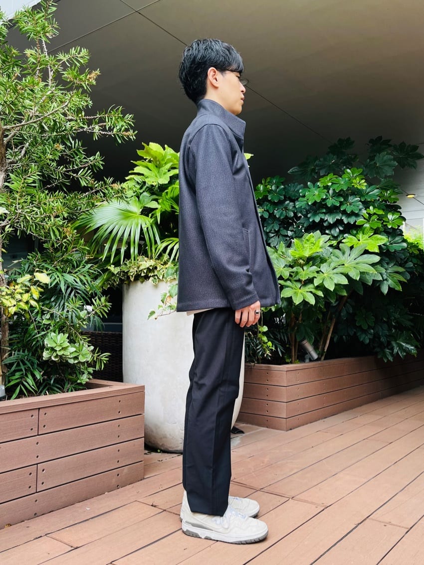ワッキーさんの「TAKEO KIKUCHI｜【DOWN FABRIC】ダウンファブリック スタンドカラーブルゾン」を使ったコーディネート