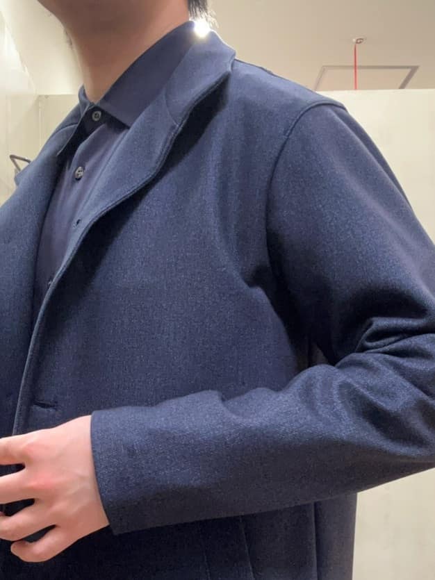 コウノ モトヤさんの「TAKEO KIKUCHI｜【DOWN FABRIC】ダウンファブリック スタンドカラーブルゾン」を使ったコーディネート