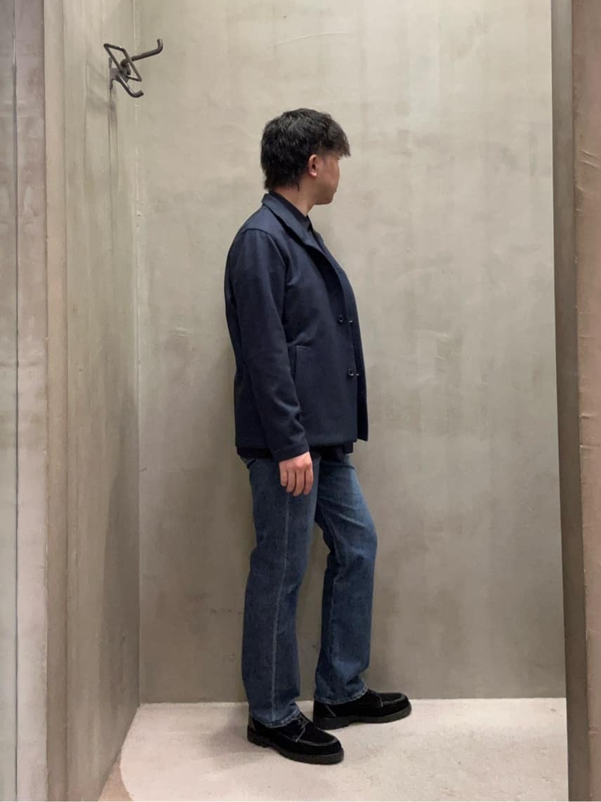 コウノ モトヤさんの「TAKEO KIKUCHI｜【DOWN FABRIC】ダウンファブリック スタンドカラーブルゾン」を使ったコーディネート