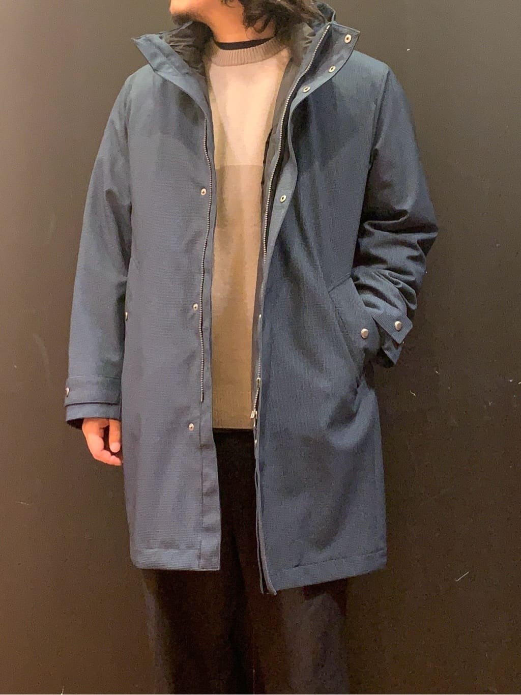 木村剛さんの「TAKEO KIKUCHI｜【3WAY】ハウンズトゥース ダウンライナー コート」を使ったコーディネート
