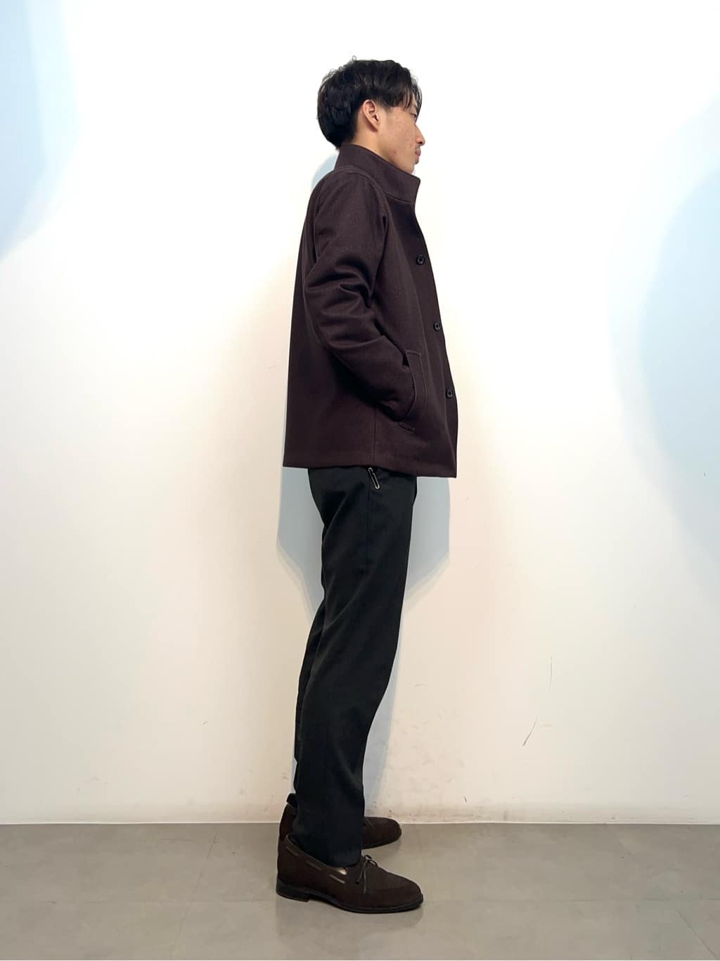 SHOSEIさんの「TAKEO KIKUCHI｜【DOWN FABRIC】ダウンファブリック スタンドカラーブルゾン」を使ったコーディネート