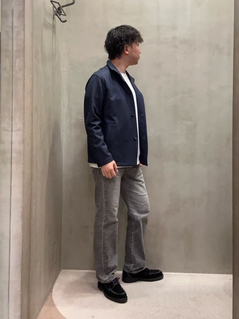 コウノ モトヤさんの「TAKEO KIKUCHI｜【DOWN FABRIC】ダウンファブリック スタンドカラーブルゾン」を使ったコーディネート