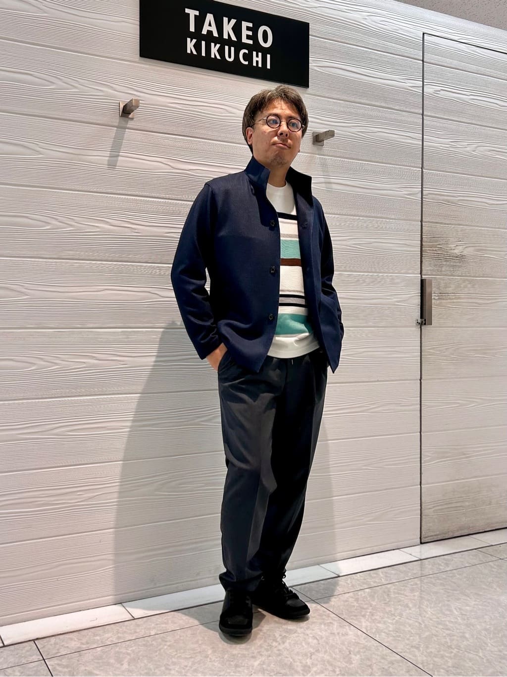 すーさんの「TAKEO KIKUCHI｜【DOWN FABRIC】ダウンファブリック スタンドカラーブルゾン」を使ったコーディネート