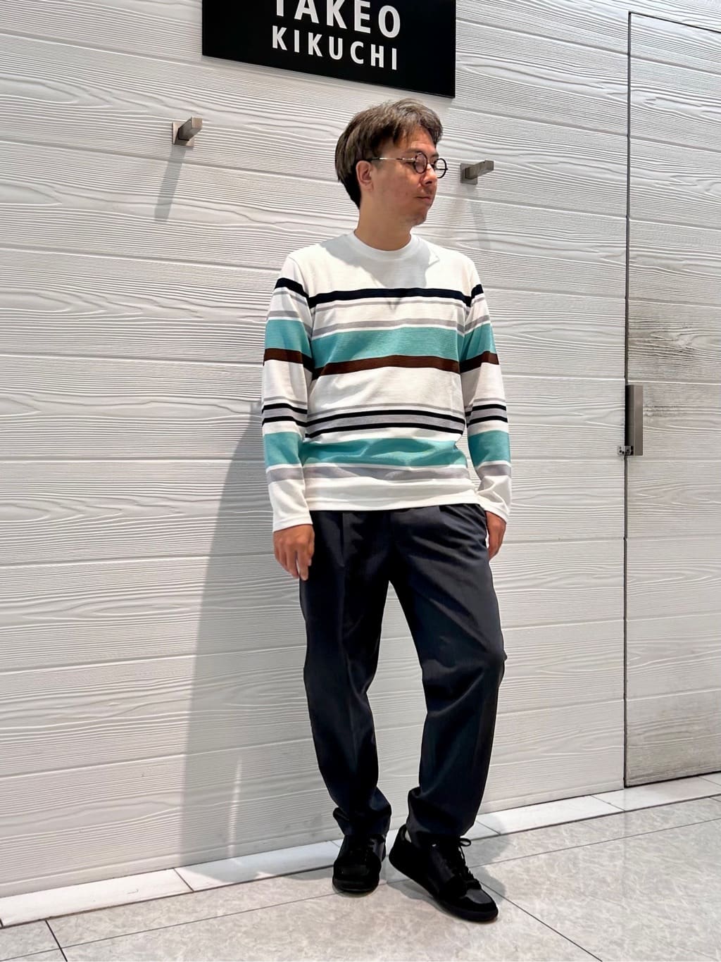 すーさんの「TAKEO KIKUCHI｜【DOWN FABRIC】ダウンファブリック スタンドカラーブルゾン」を使ったコーディネート