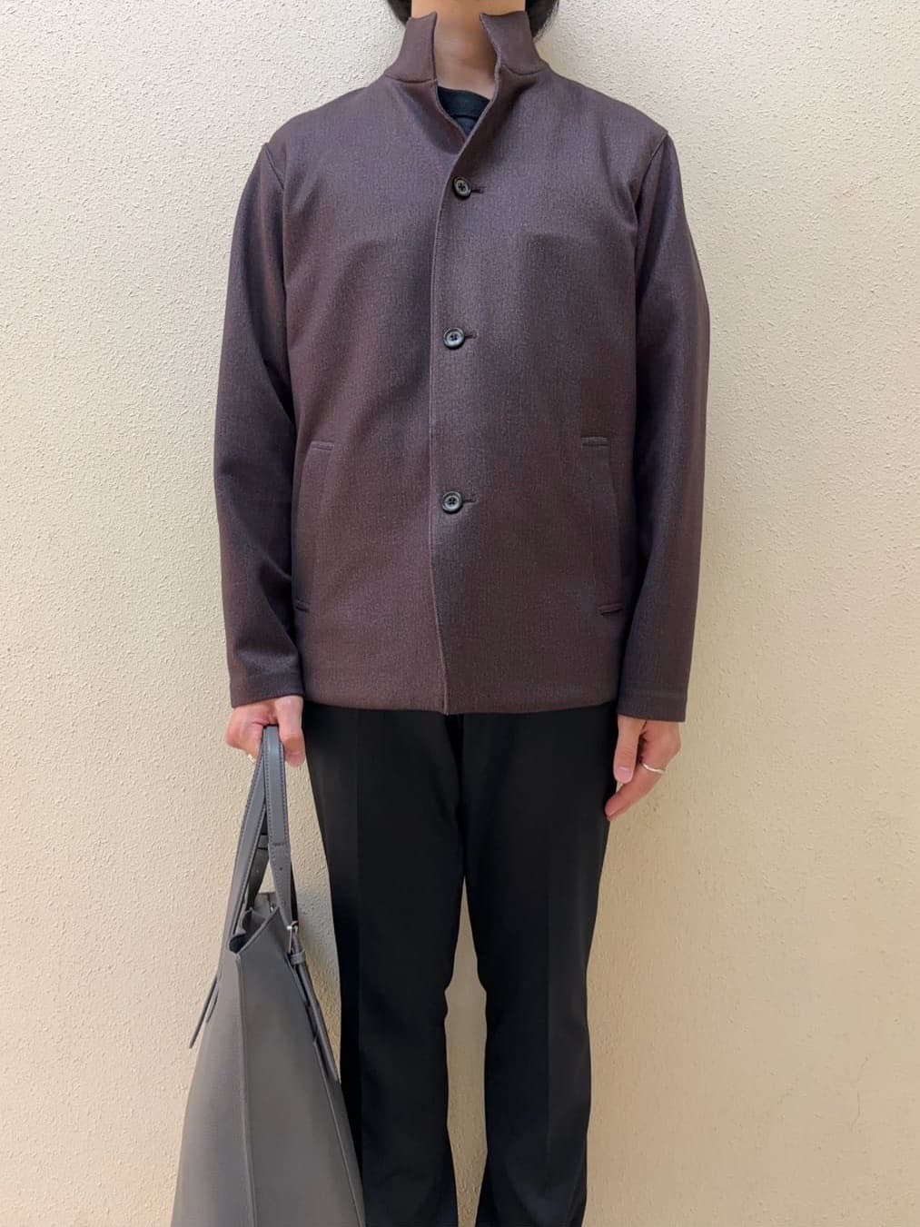 及川さんの「TAKEO KIKUCHI｜【DOWN FABRIC】ダウンファブリック スタンドカラーブルゾン」を使ったコーディネート