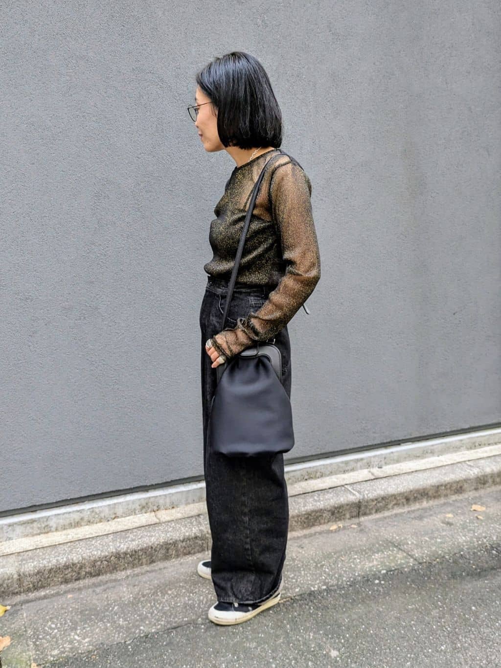 MTさんの「HIROKO HAYASHI｜POLARIS（ポラリス）縦型ショルダーバッグ」を使ったコーディネート