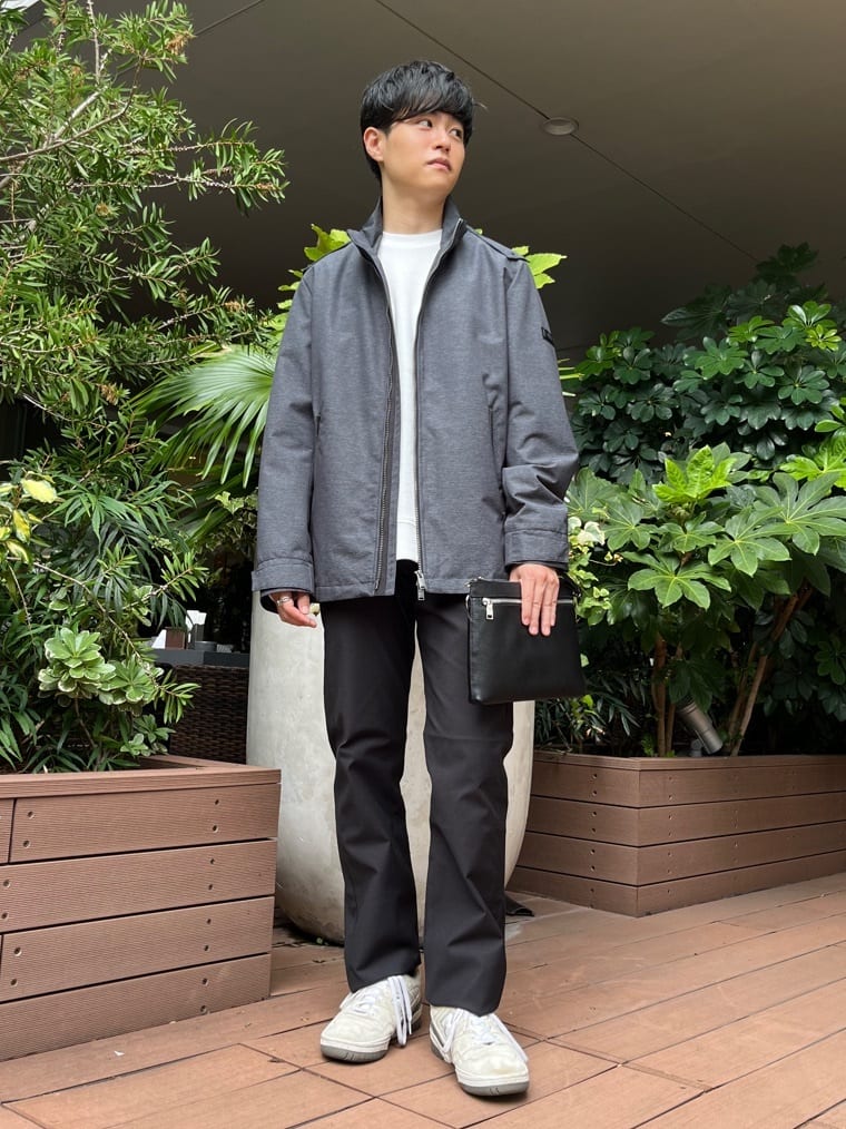 ワッキーさんの「TAKEO KIKUCHI｜【Made in JAPAN】播州織 ストレッチ パンツ」を使ったコーディネート