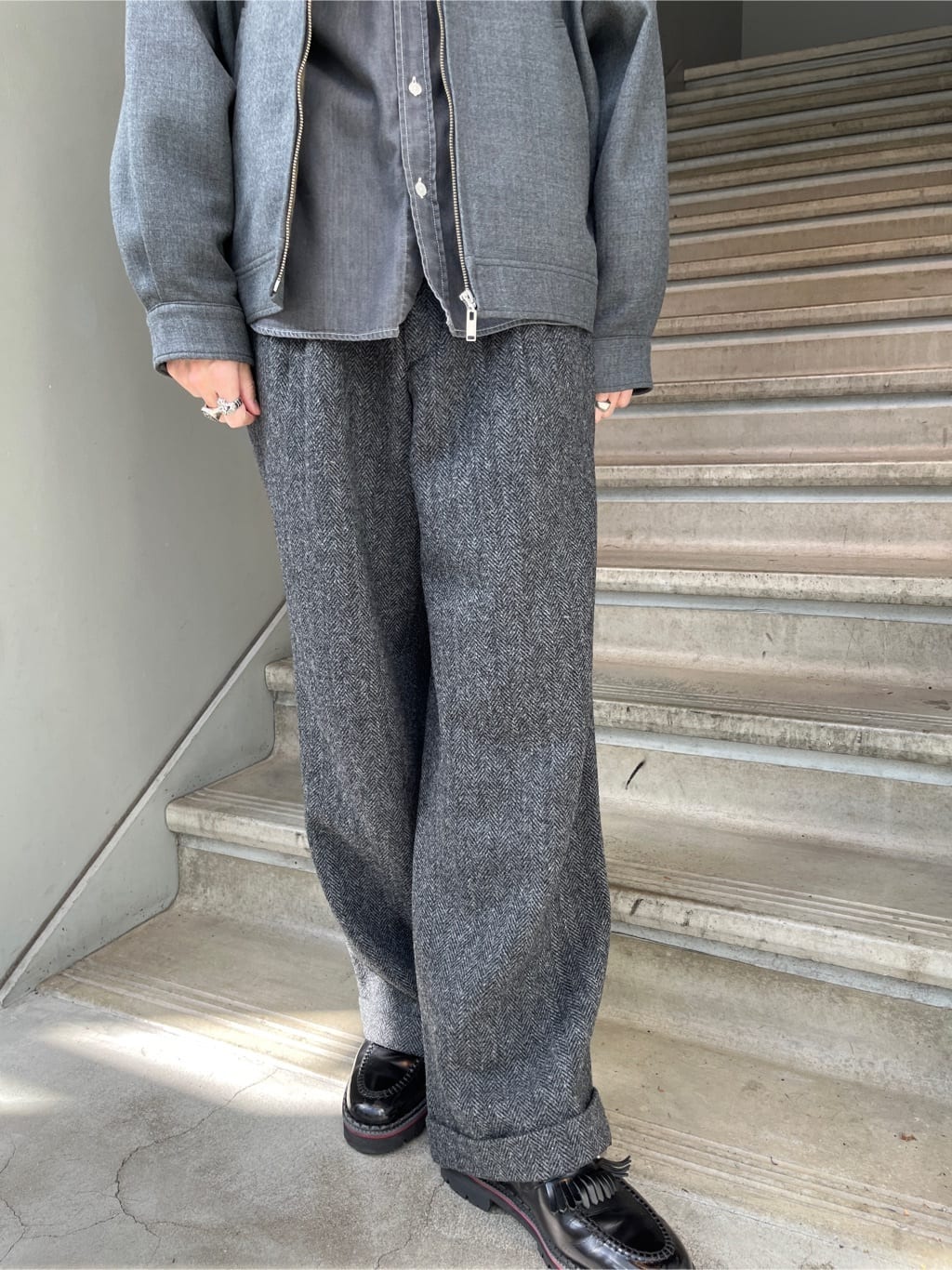 Shintaroさんの「TAKEO KIKUCHI｜40ct＆525 キルトモンクストラップシューズ」を使ったコーディネート