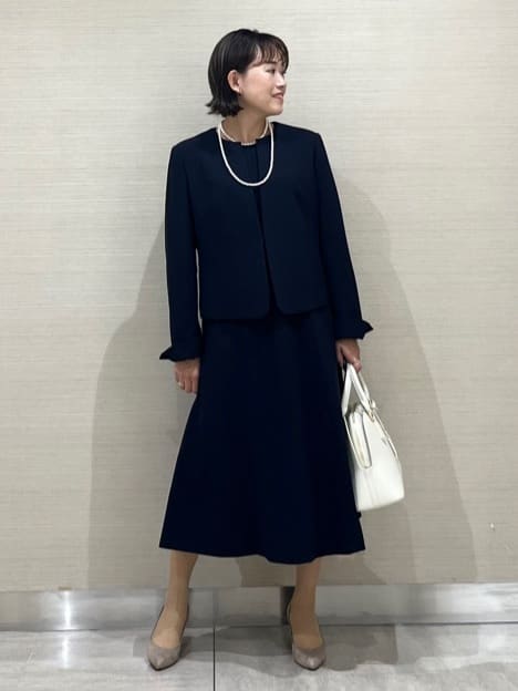 なつよさんの「UNTITLED｜◆【通勤スーツ】ノーカラージャケット」を使ったコーディネート