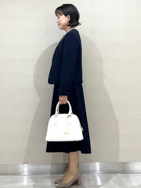 なつよさんの「UNTITLED｜◆【通勤スーツ】ノーカラージャケット」を使ったコーディネート