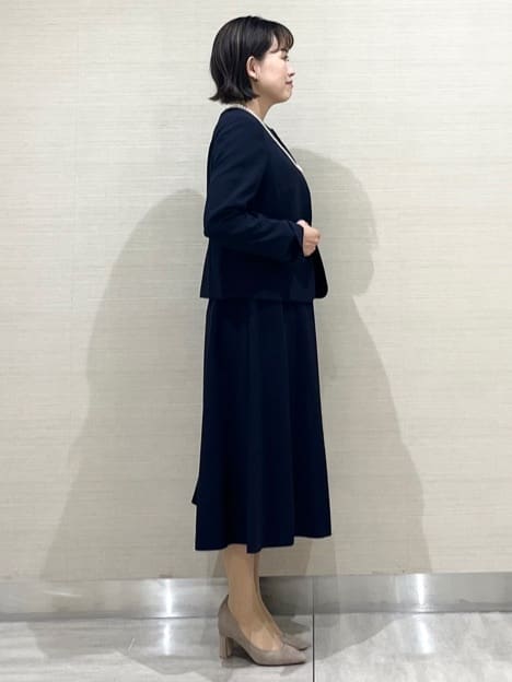 なつよさんの「UNTITLED｜◆【通勤スーツ】ノーカラージャケット」を使ったコーディネート