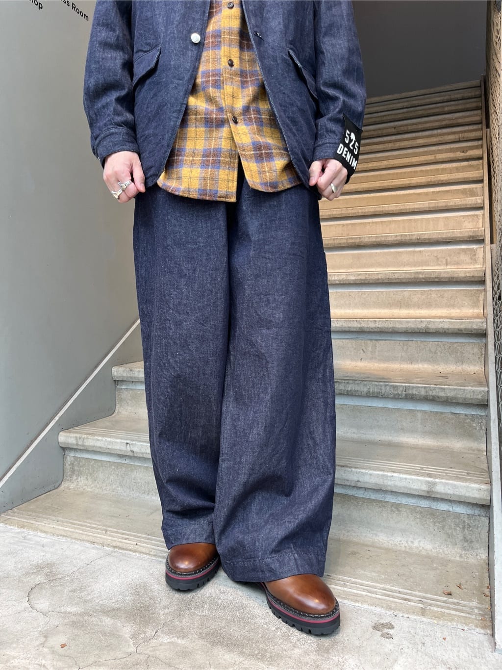 Shintaroさんの「TAKEO KIKUCHI｜40ct&525 厚底プレーントゥシューズ」を使ったコーディネート