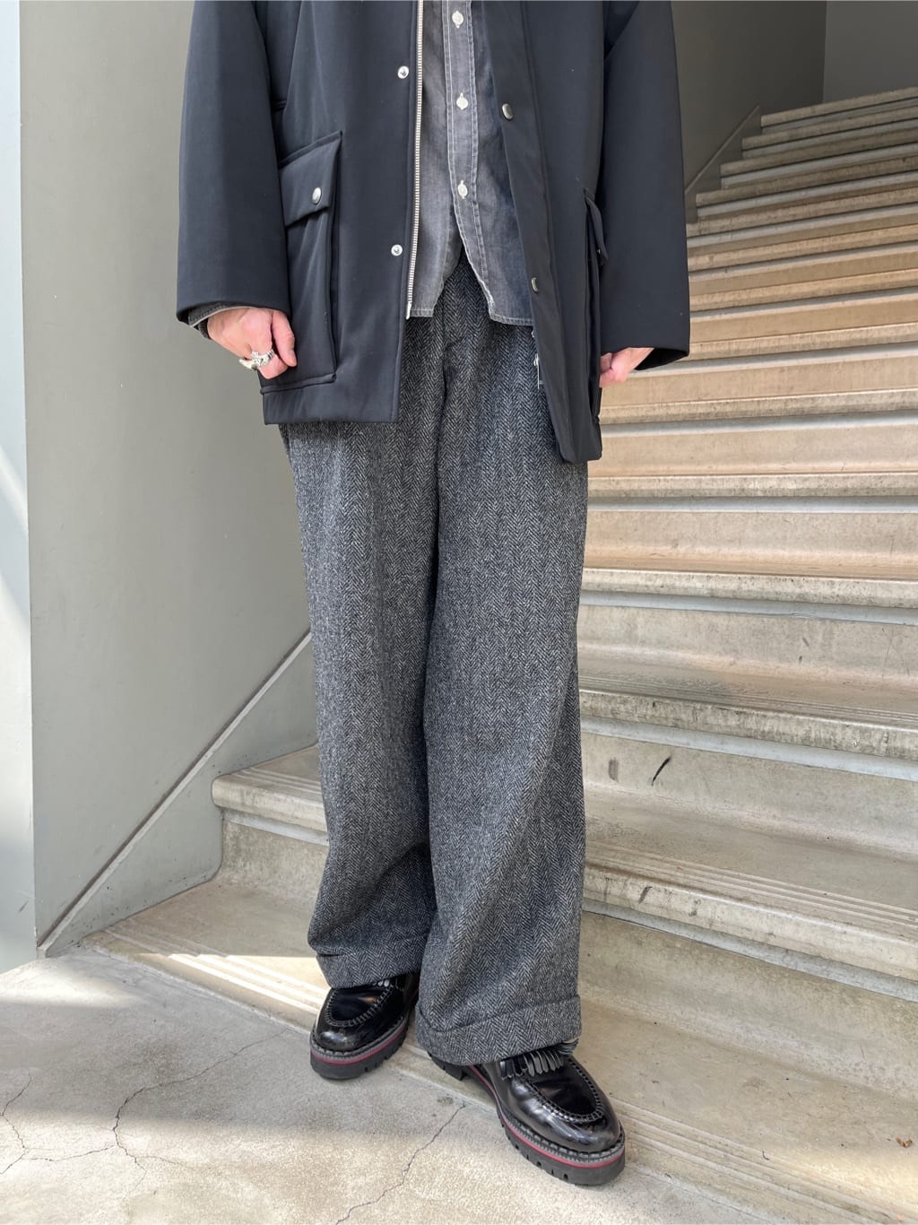 Shintaroさんの「TAKEO KIKUCHI｜40ct＆525 キルトモンクストラップシューズ」を使ったコーディネート