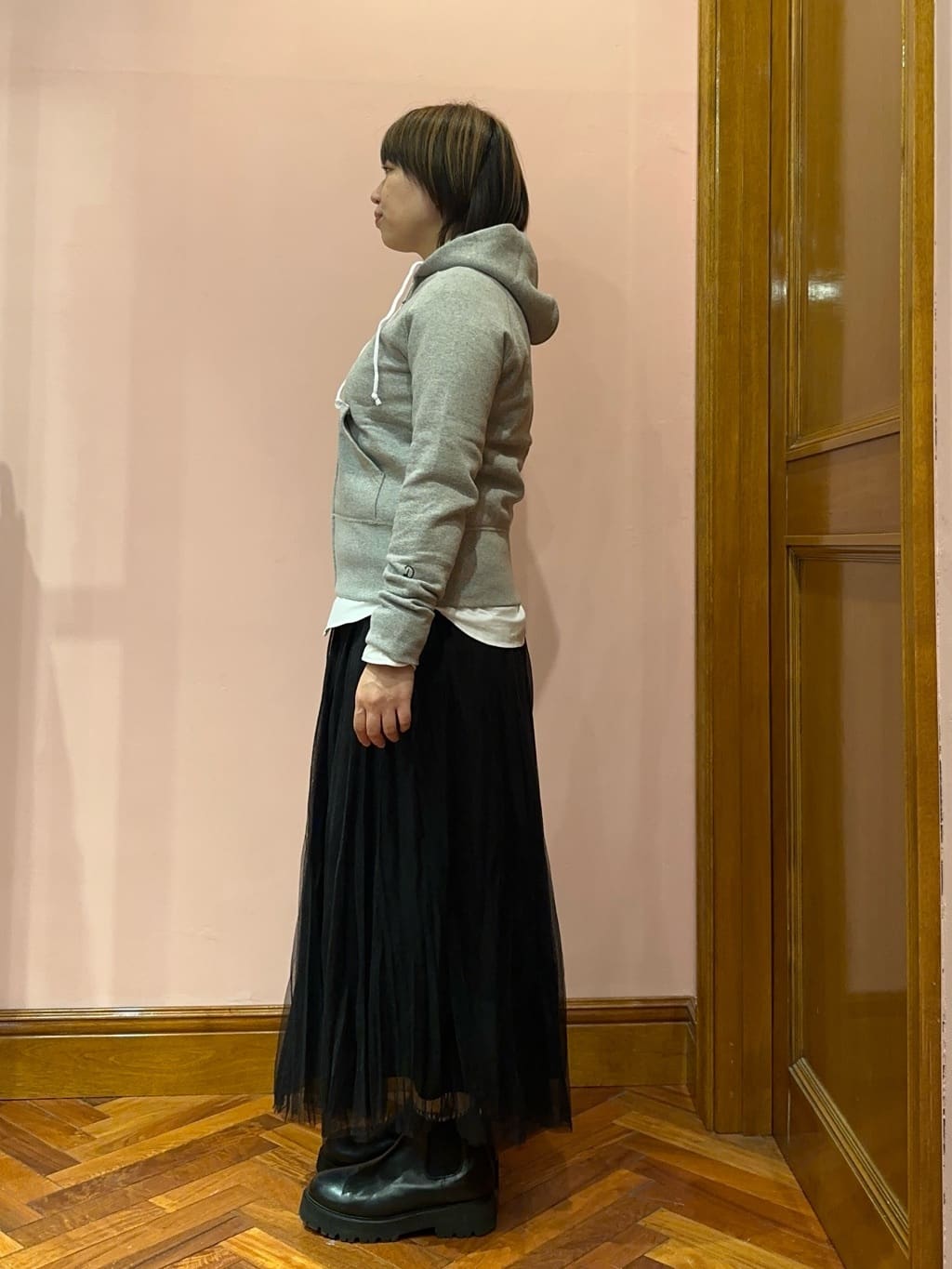komatsuさんの「DRESSTERIOR｜デキシー吊裏毛ジップアップパーカ」を使ったコーディネート