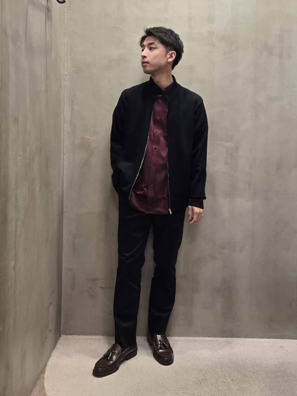 白木駆さんの「TAKEO KIKUCHI｜【オフィスカジュアル対応】ドレス チノパンツ」を使ったコーディネート