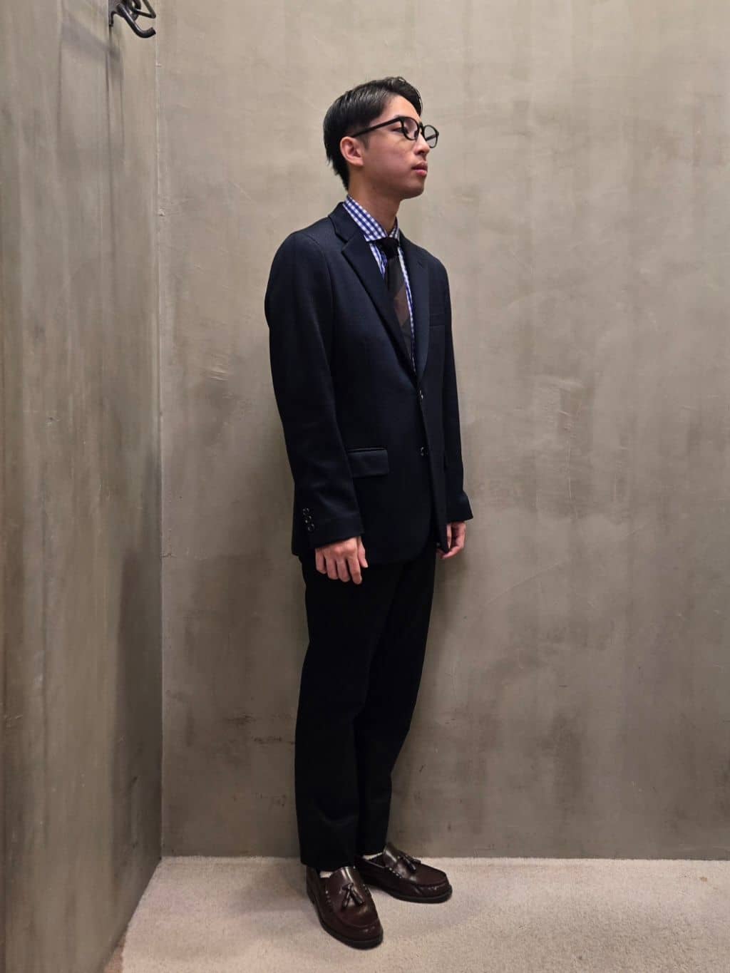 白木駆さんの「TAKEO KIKUCHI｜【オフィスカジュアル対応】ドレス チノパンツ」を使ったコーディネート