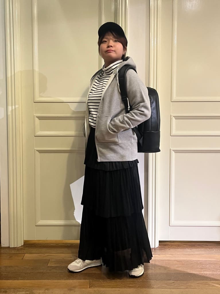 なべちゃんさんの「DRESSTERIOR｜デキシー吊裏毛ジップアップパーカ」を使ったコーディネート