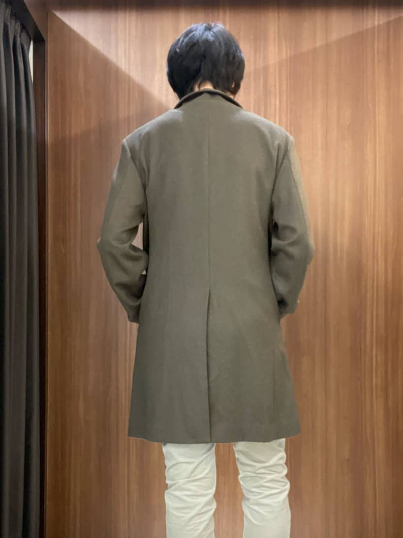 かたやまさんの「TAKEO KIKUCHI｜【ウールカシミヤブレンド】ビーバー調 スタンドカラー コート」を使ったコーディネート