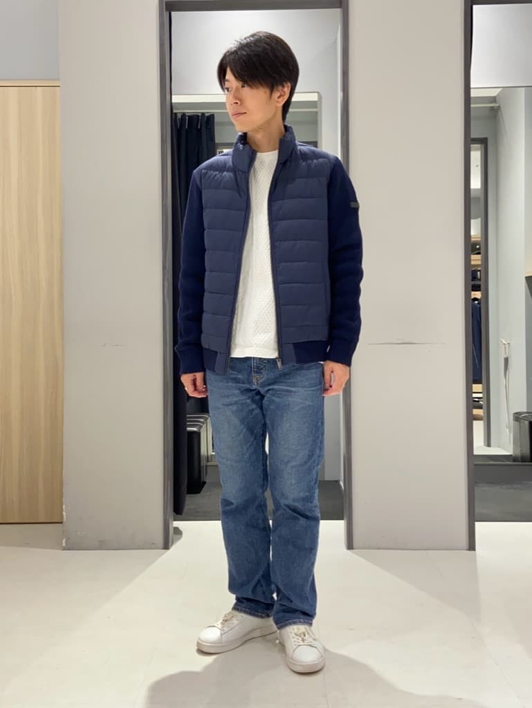 わいずみさんの「TAKEO KIKUCHI｜【モンスターストレッチ】日本製 ウォッシュド デニムパンツ」を使ったコーディネート