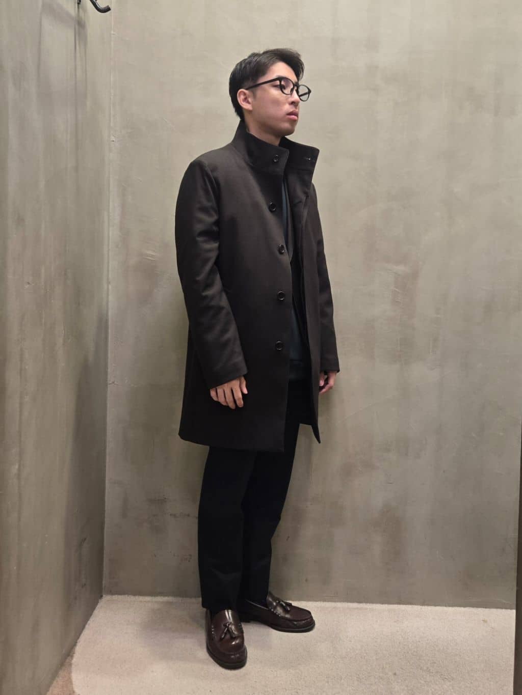 白木駆さんの「TAKEO KIKUCHI｜【オフィスカジュアル対応】ドレス チノパンツ」を使ったコーディネート