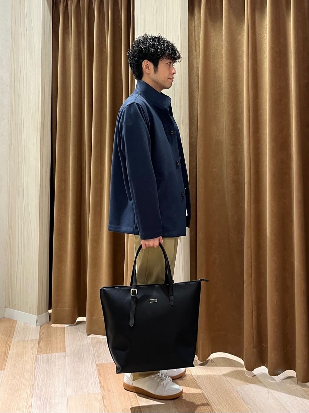 URAさんの「TAKEO KIKUCHI｜【DOWN FABRIC】ダウンファブリック スタンドカラーブルゾン」を使ったコーディネート