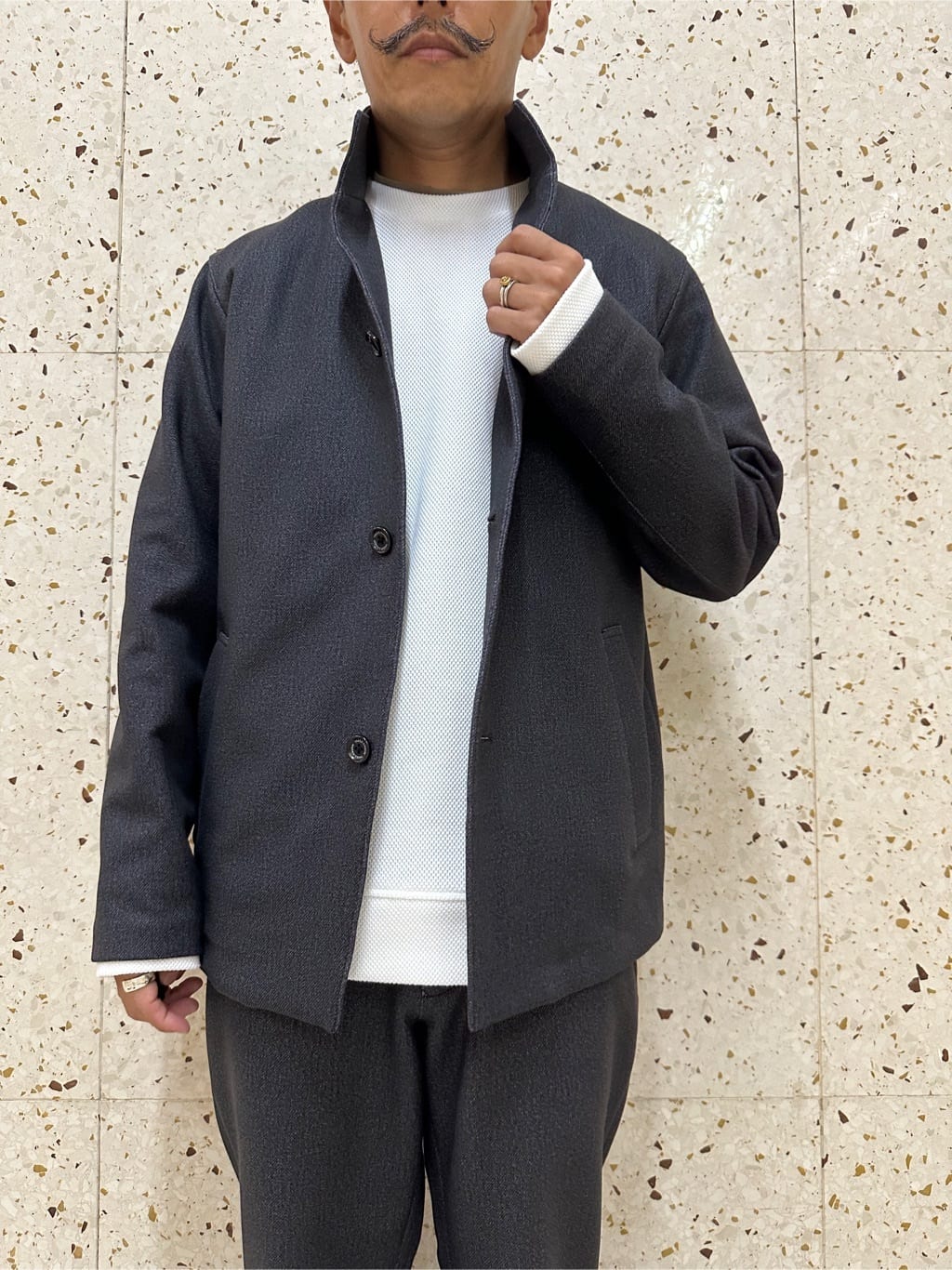 obaさんの「TAKEO KIKUCHI｜【DOWN FABRIC】ダウンファブリック スタンドカラーブルゾン」を使ったコーディネート