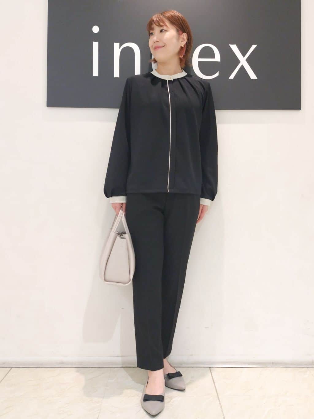 n.さんの「index｜《5色展開／XS-LLサイズ》ストレッチテーラードジャケット／セットアップ対応【イージーアイロン】」を使ったコーディネート