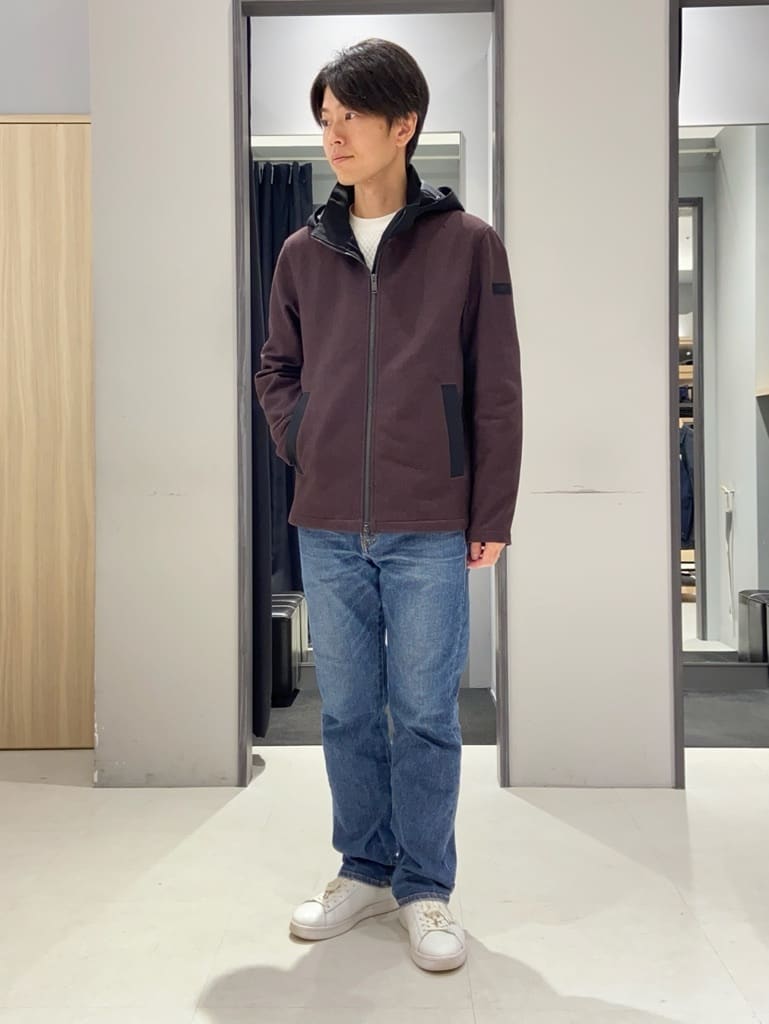 わいずみさんの「TAKEO KIKUCHI｜【モンスターストレッチ】日本製 ウォッシュド デニムパンツ」を使ったコーディネート