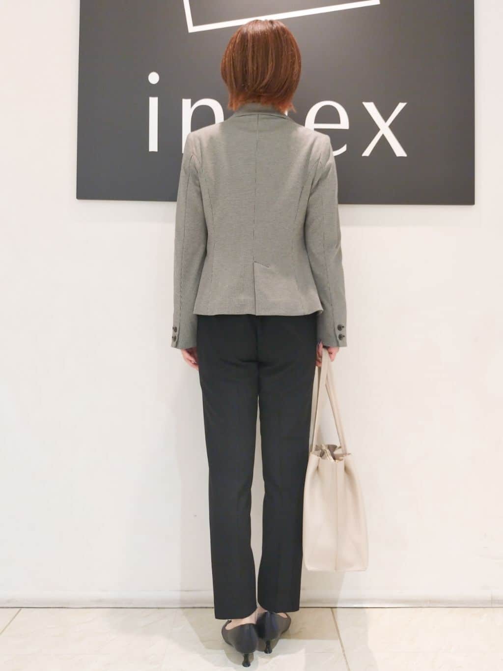 n.さんの「index｜《5色展開／XS-LLサイズ》ストレッチテーラードジャケット／セットアップ対応【イージーアイロン】」を使ったコーディネート