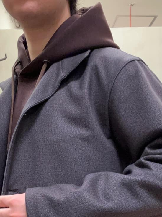 コウノ モトヤさんの「TAKEO KIKUCHI｜【DOWN FABRIC】ダウンファブリック スタンドカラーブルゾン」を使ったコーディネート