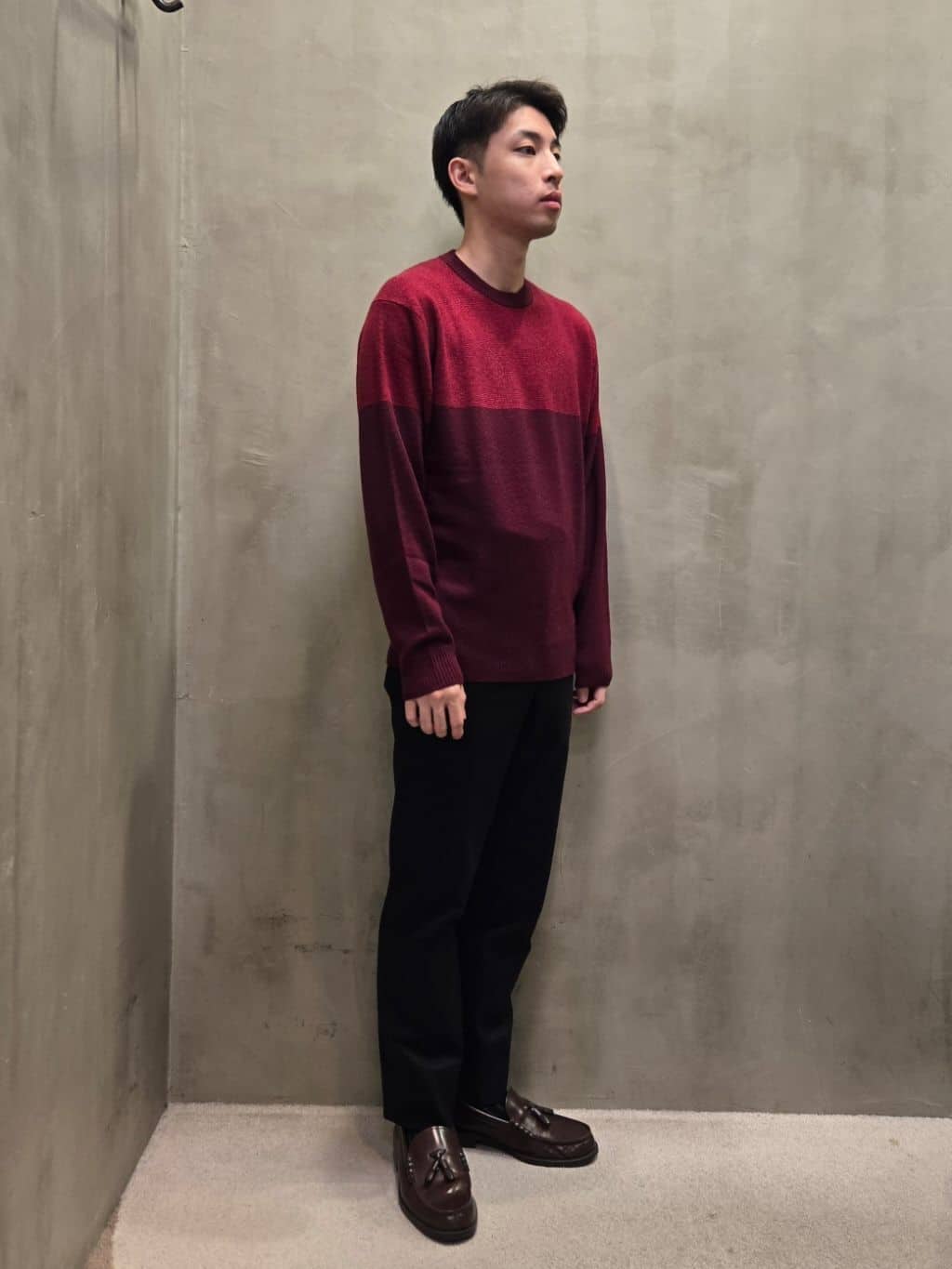 白木駆さんの「TAKEO KIKUCHI｜【オフィスカジュアル対応】ドレス チノパンツ」を使ったコーディネート