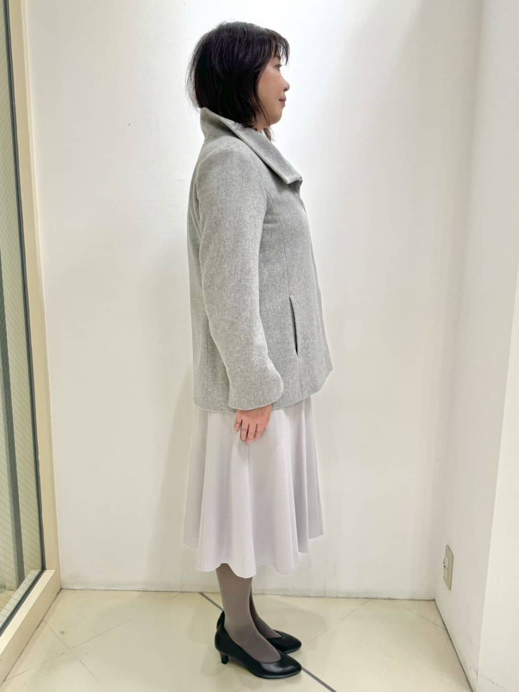 Mayさんの「Reflect｜◆【夏SALE／フォーマル/通勤にも使える】スクエアフォルムバッグ」を使ったコーディネート
