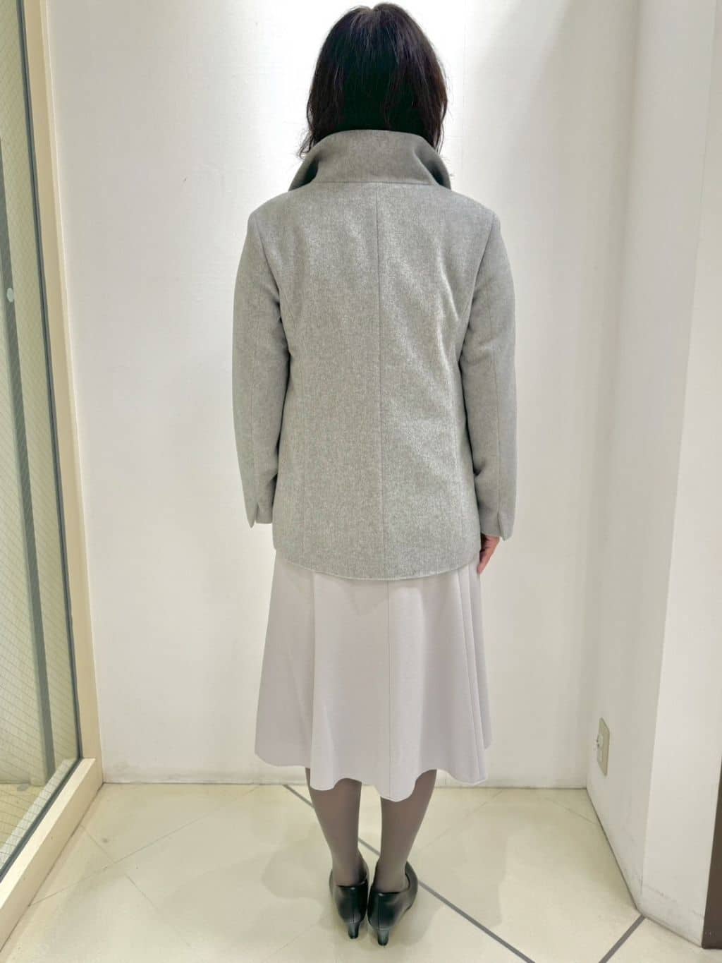 Mayさんの「Reflect｜◆【夏SALE／フォーマル/通勤にも使える】スクエアフォルムバッグ」を使ったコーディネート