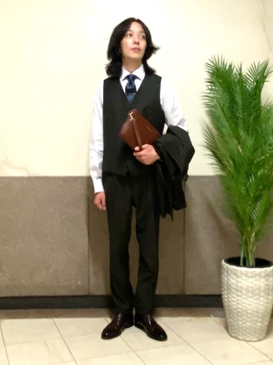 コバヤシさんの「TAKEO KIKUCHI｜ストレートチップシューズ[ メンズ ビジネス シューズ 結婚式 ]」を使ったコーディネート