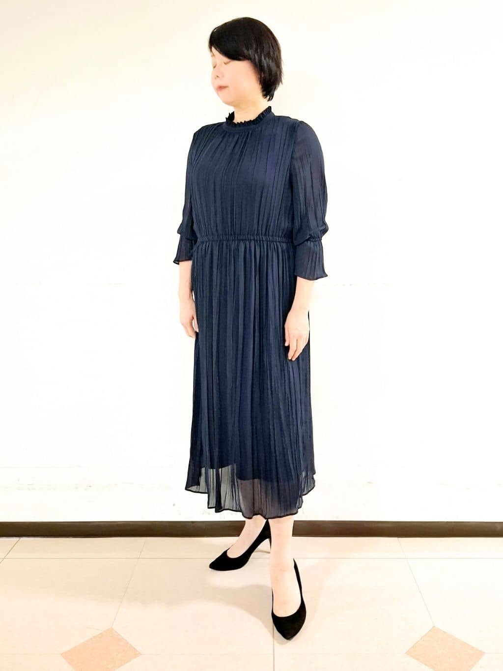 ねぎさんの「UNTITLED｜◆【入卒/セレモニー/通勤】ラメツイード ノーカラージャケット」を使ったコーディネート