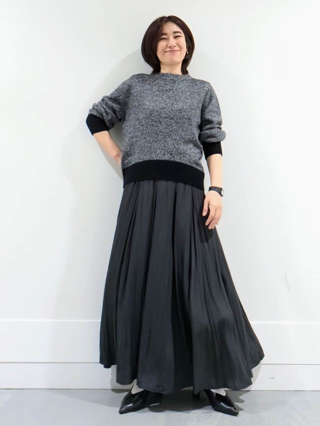 ミズタさんの「UNTITLED｜【日本製／2WAY衿】スタンドカラー ロングコート」を使ったコーディネート