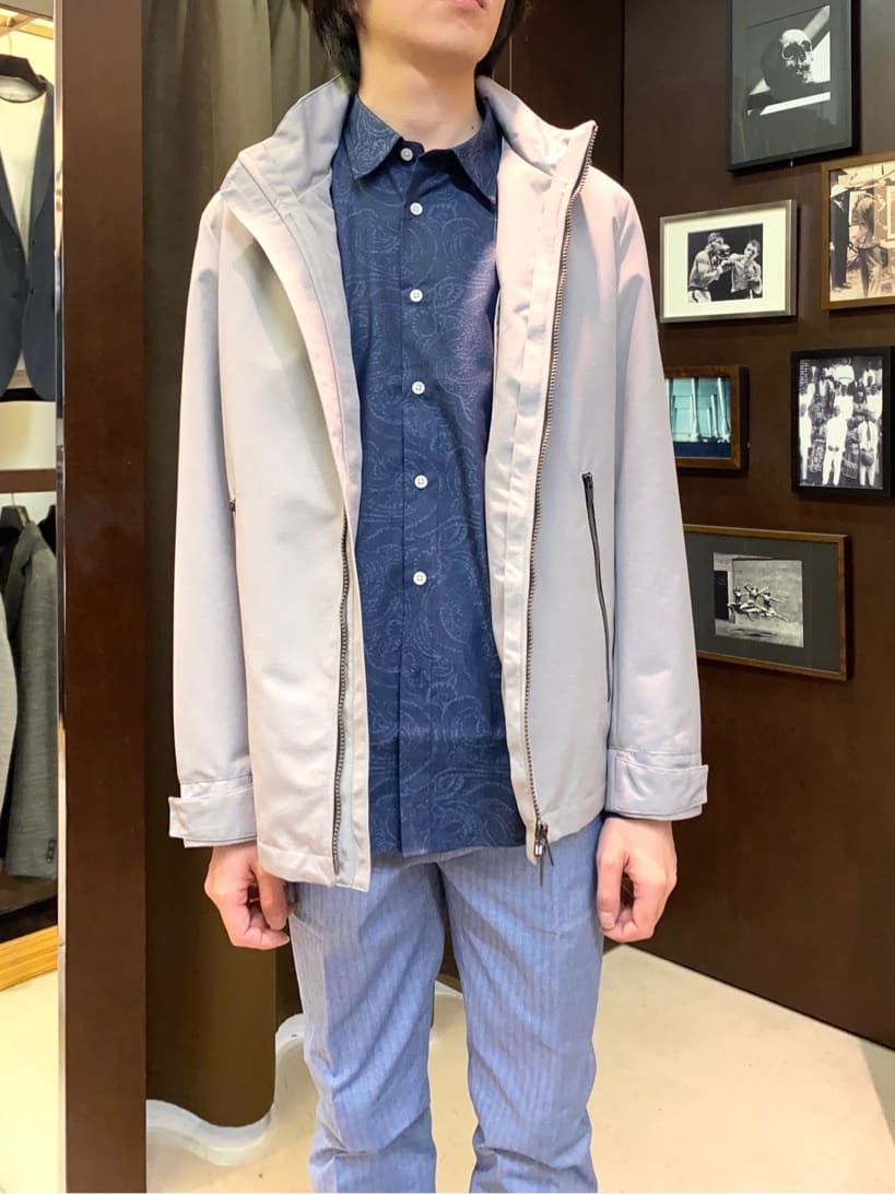 コバヤシさんの「TAKEO KIKUCHI｜【Made in JAPAN】播州織 ヘリンボン ストレート パンツ」を使ったコーディネート