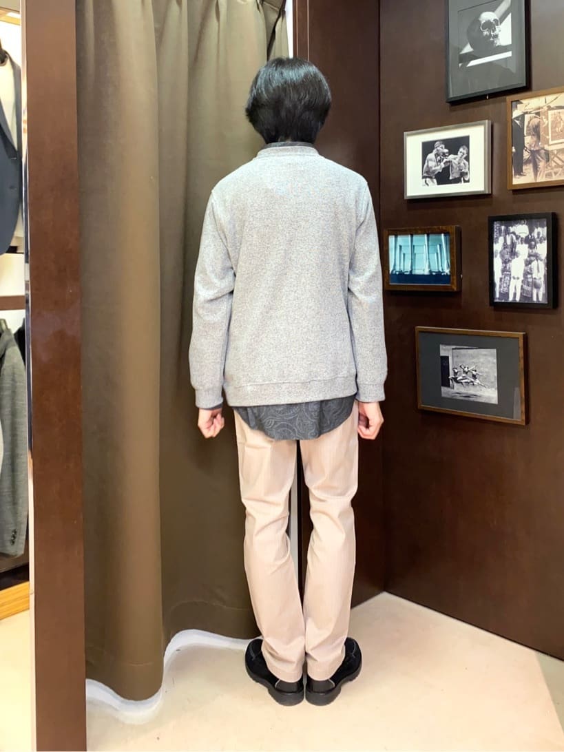 コバヤシさんの「TAKEO KIKUCHI｜【Made in JAPAN】播州織 ヘリンボン ストレート パンツ」を使ったコーディネート