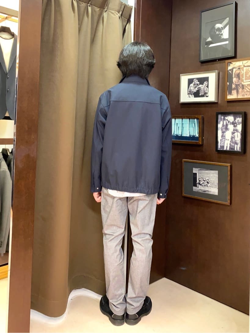 コバヤシさんの「TAKEO KIKUCHI｜【Made in JAPAN】播州織 ヘリンボン ストレート パンツ」を使ったコーディネート