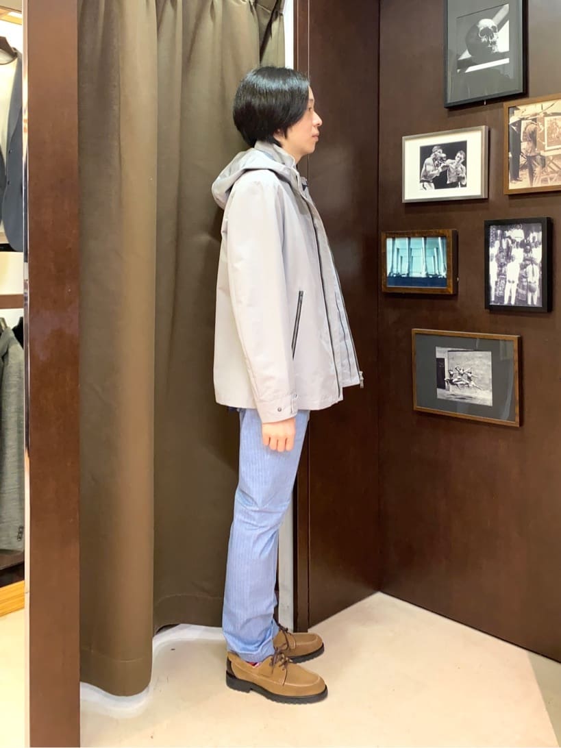 コバヤシさんの「TAKEO KIKUCHI｜【Made in JAPAN】播州織 ヘリンボン ストレート パンツ」を使ったコーディネート