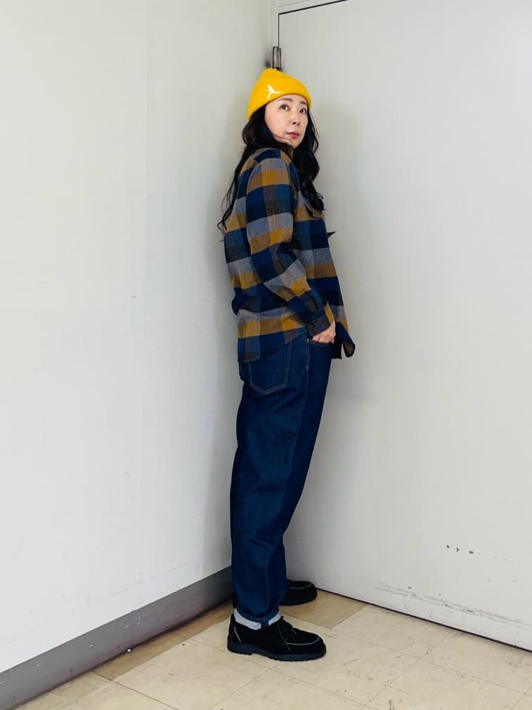 iwさんの「TAKEO KIKUCHI｜ラスタウォーカーニットCAP」を使ったコーディネート
