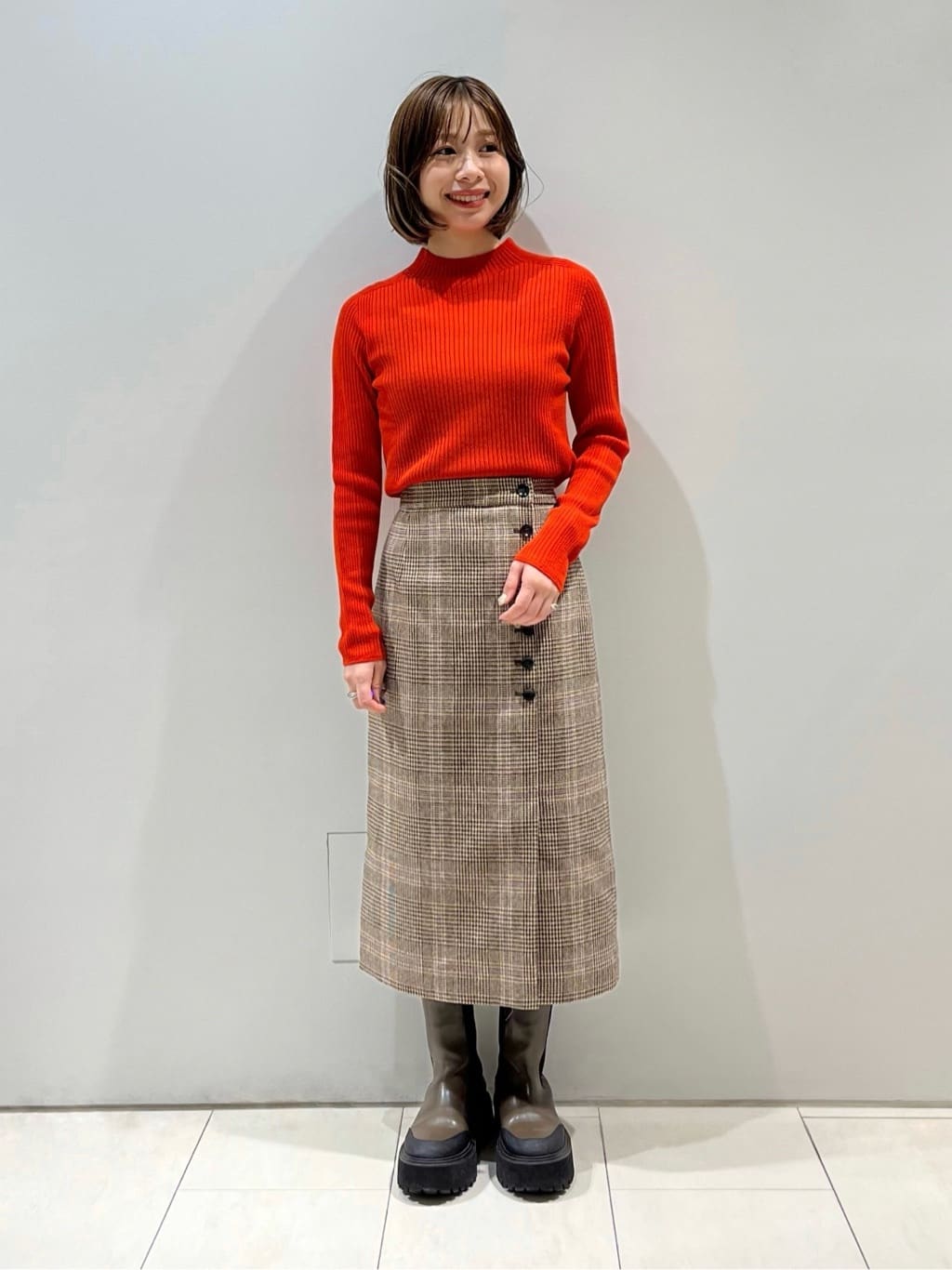 KAOさんの「INDIVI｜【定番人気！/名品コート/日本製】ウール100%チェスターコート」を使ったコーディネート