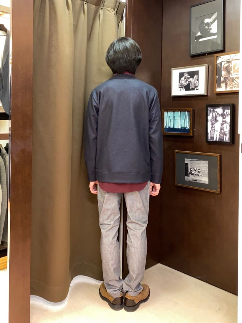 コバヤシさんの「TAKEO KIKUCHI｜【Made in JAPAN】播州織 ヘリンボン ストレート パンツ」を使ったコーディネート