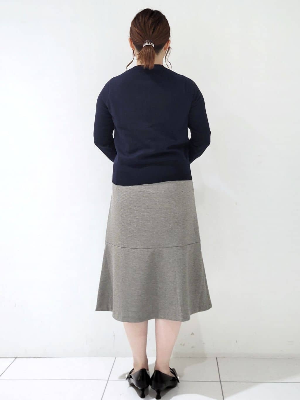 kinaさんの「index｜《5色展開／S-LLサイズ》ストレッチマーメイドスカート／セットアップ対応【洗濯機洗い可／イージーケ」を使ったコーディネート