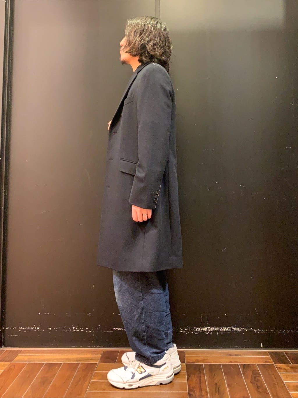 木村剛さんの「TAKEO KIKUCHI｜ウールカシミヤブレンド チェスターコート」を使ったコーディネート
