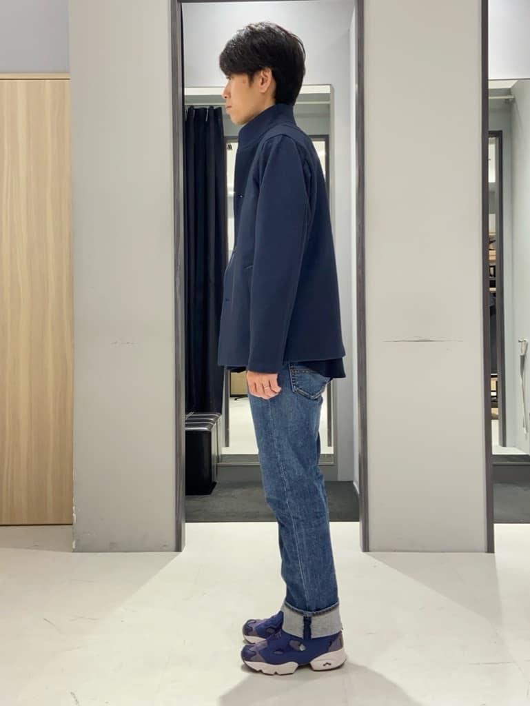 わいずみさんの「TAKEO KIKUCHI｜【DOWN FABRIC】ダウンファブリック スタンドカラーブルゾン」を使ったコーディネート