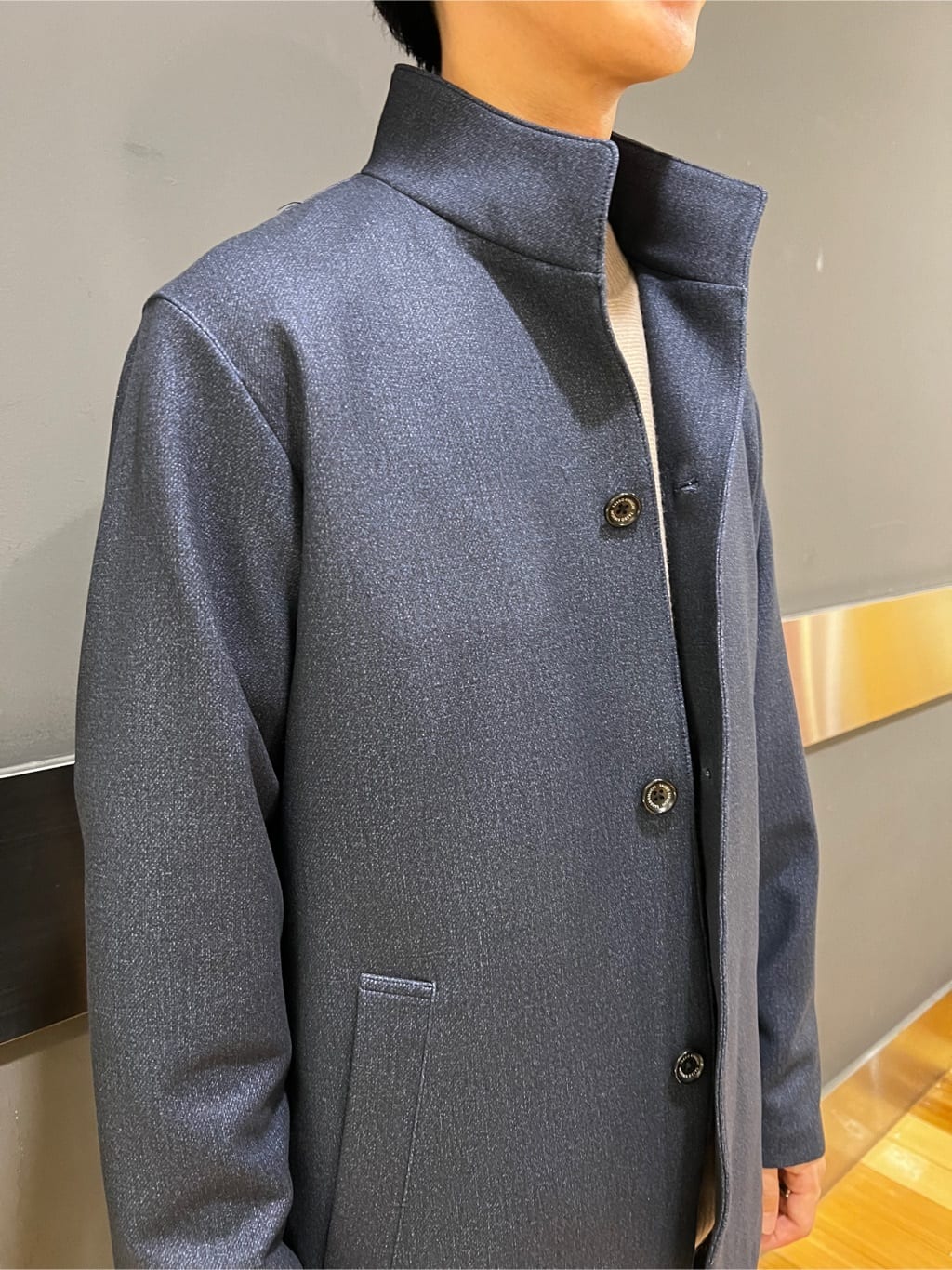 yutoさんの「TAKEO KIKUCHI｜【DOWN FABRIC】ダウンファブリック スタンドカラーブルゾン」を使ったコーディネート