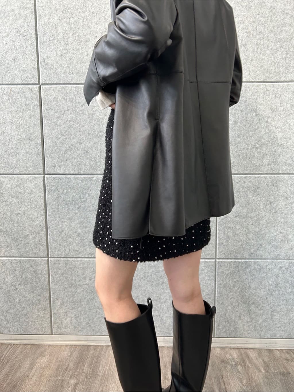 honoka Aさんの「CODE A｜gathered sleeves knit」を使ったコーディネート